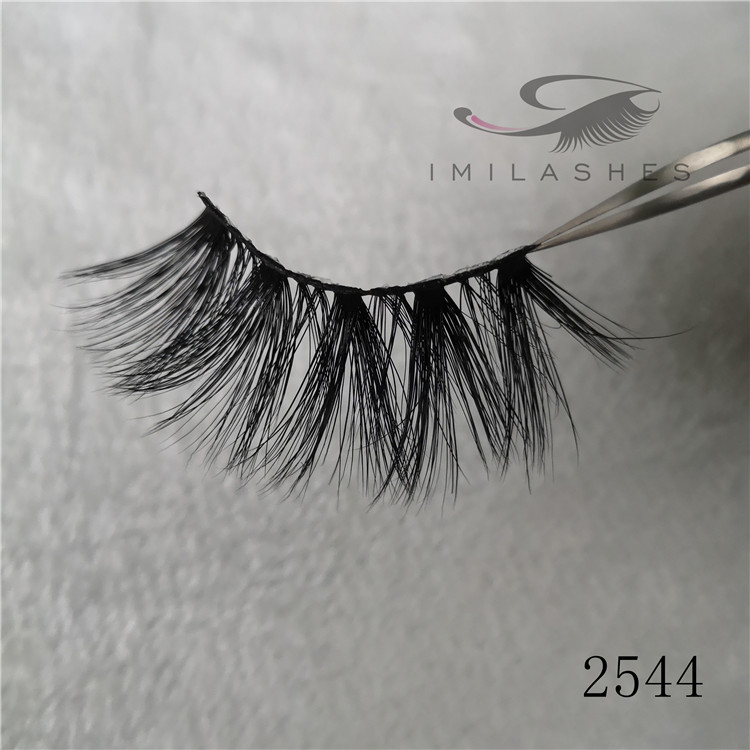 Long full false eyelashes real mink lashes in bulk A-44